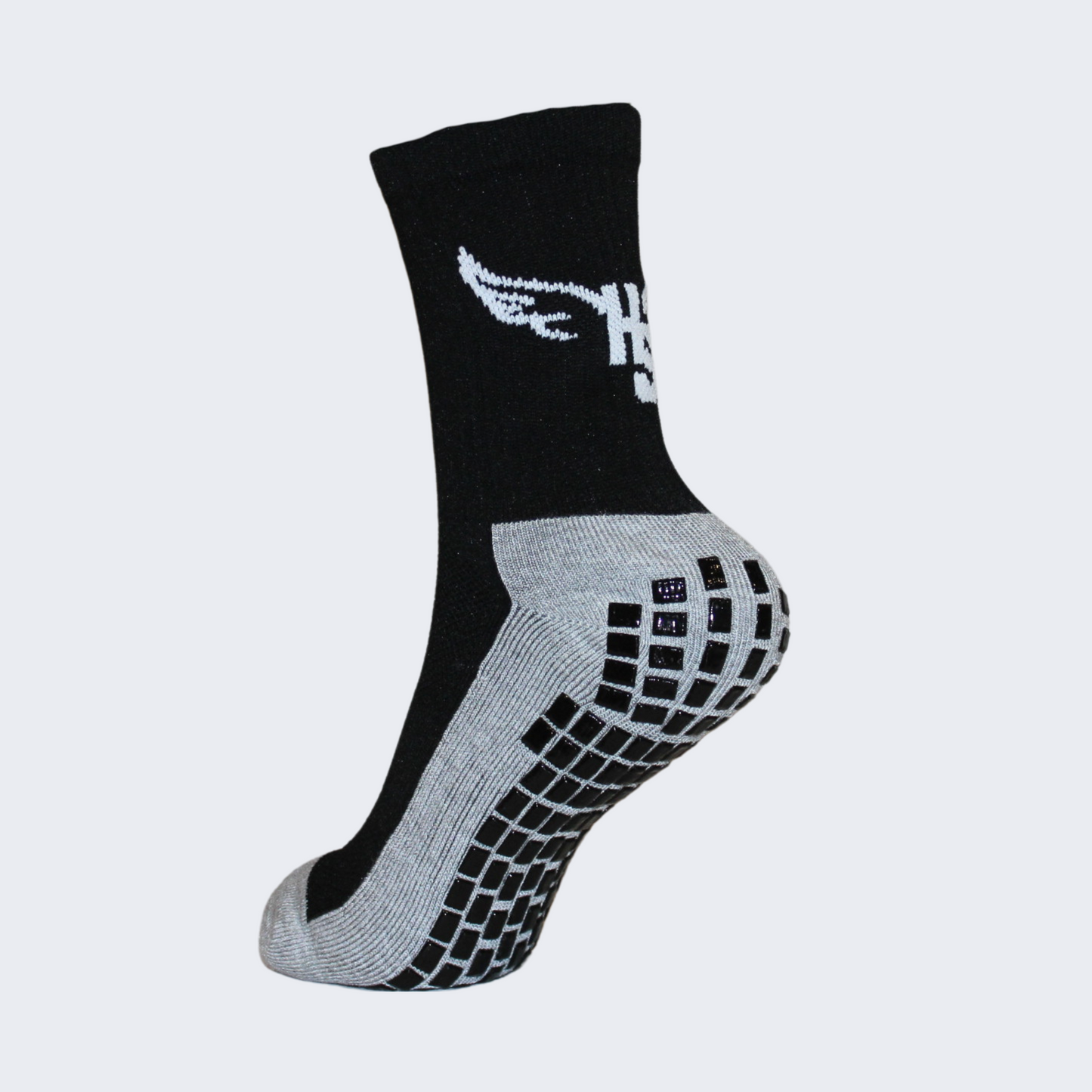 Wings Grip Socks - Black